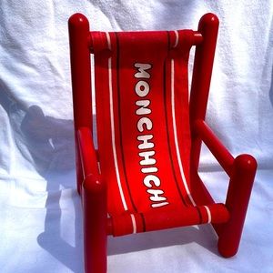 Monchhichi Vintage Canvas Sling Back Chair